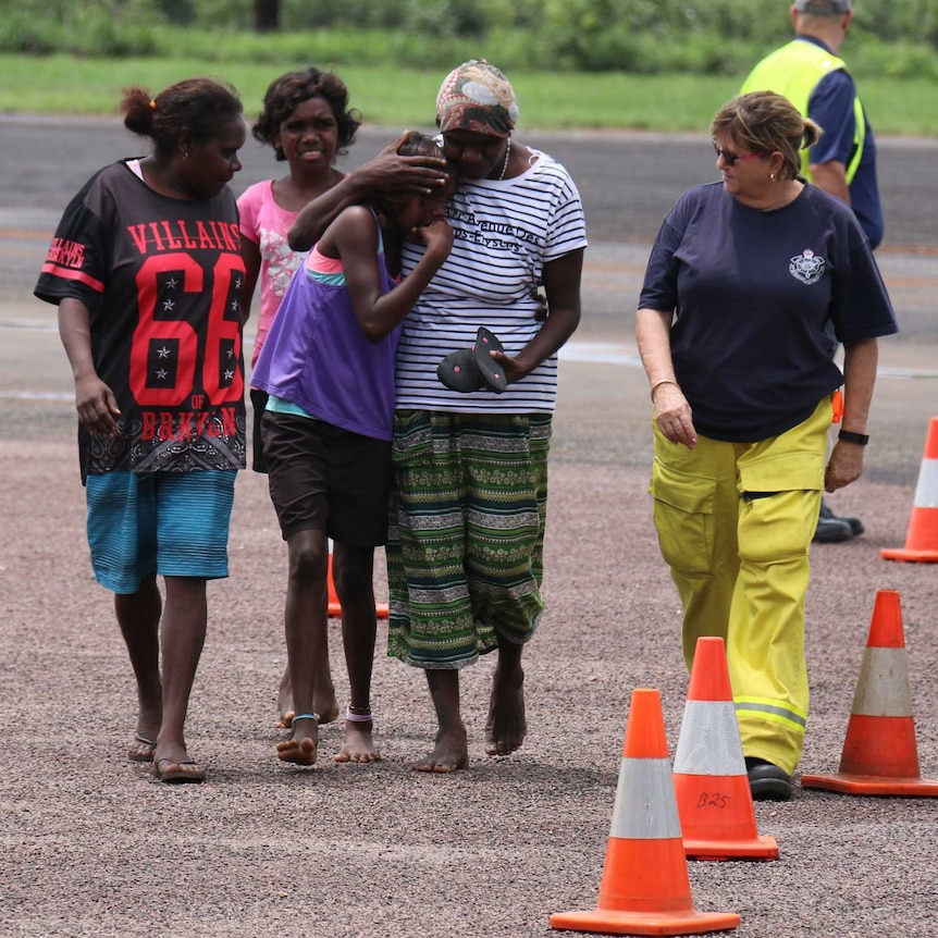 Evacuated Daly River residents arrive in Batchelor
