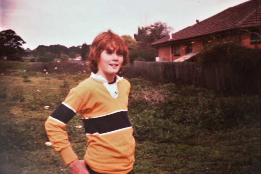 Young Luc on boat