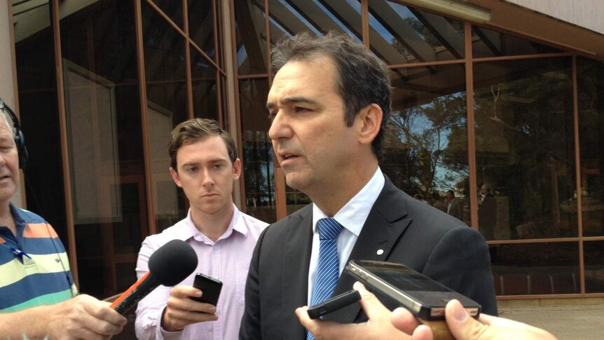 Steven Marshall at Port Pirie for party meeting, February 1 2013