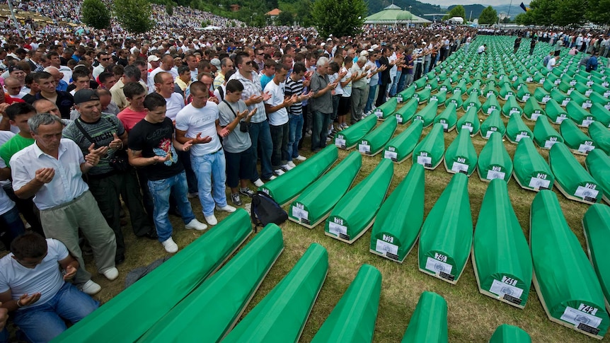 The Srebrenica genocide was the genocidal killing of more than 8000 Bosniaks.