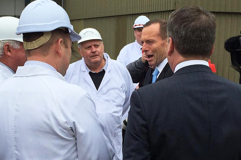 Tony Abbott at Lobethal