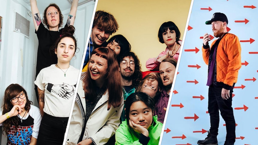 A composite of Camp Cope, Superorganism, and Urthboy