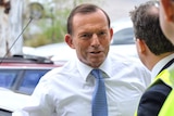 Tony Abbott in Melbourne
