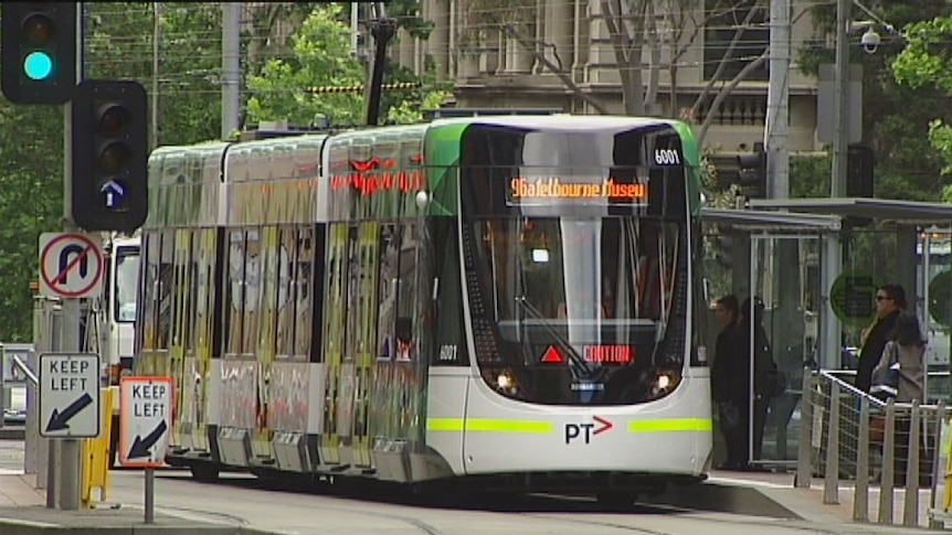 One of Melbourne's E-class trams, which PTV says will reduce over-crowding.
