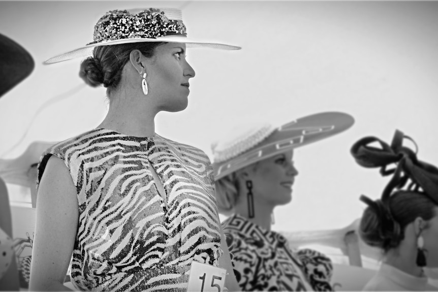 Lady with earring Cloncurry races