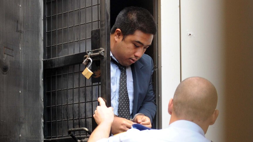 Andrew Iskandar arrives at the Supreme Court in Sydney on March 16, 2012