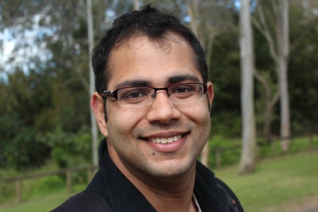 Close-up shot of Murdoch University researcher Dr Sam Abraham.