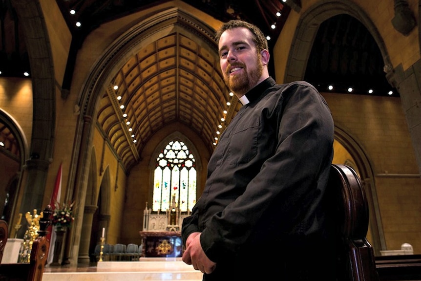 Father James Kerr at St Patrick's in Ballarat