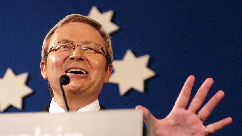 Prime Minister elect Kevin Rudd