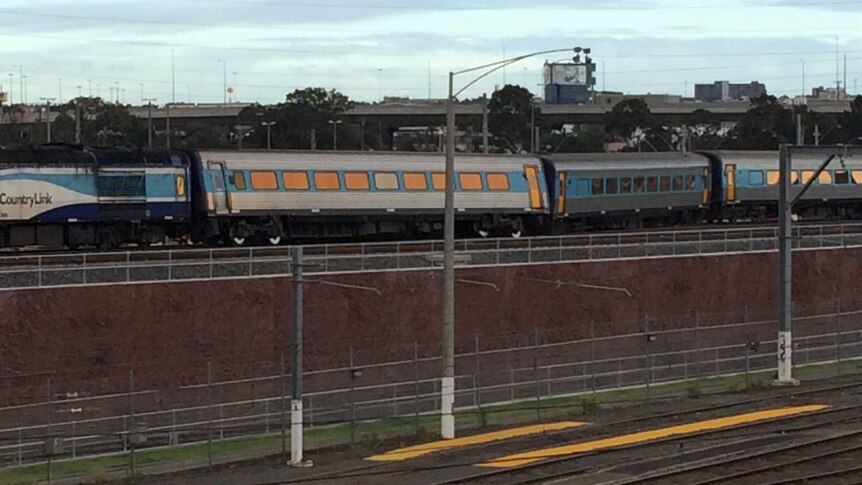Trail derails near North Melbourne station