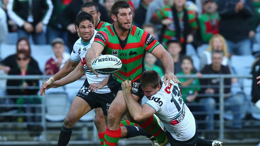 Taylor on the rampage for the Rabbitohs