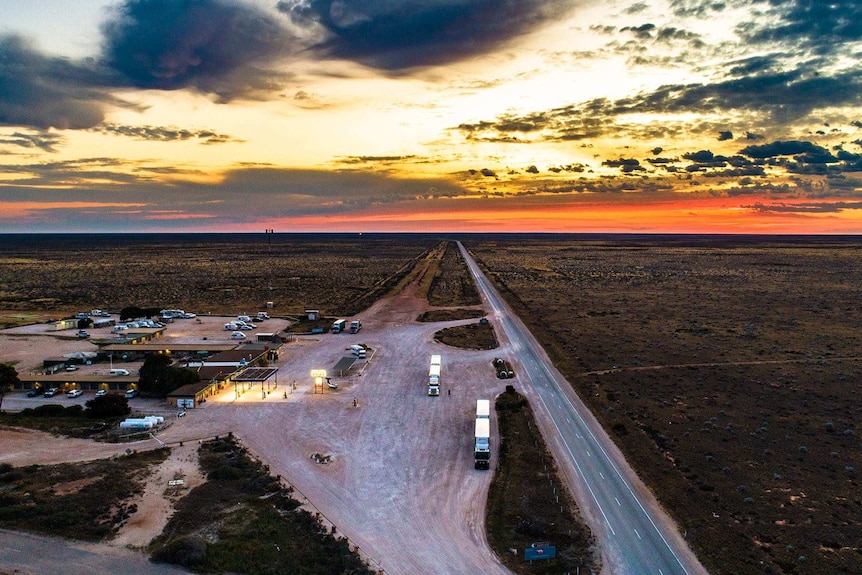 Outback roadhouse and fuel stop