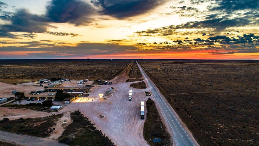 Outback roadhouse and fuel stop