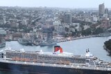 The Queen Elizabeth and Queen Mary 2 in Sydney
