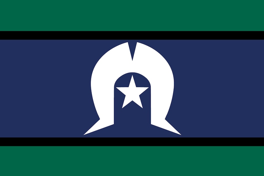 The Torres Strait Islander flag.