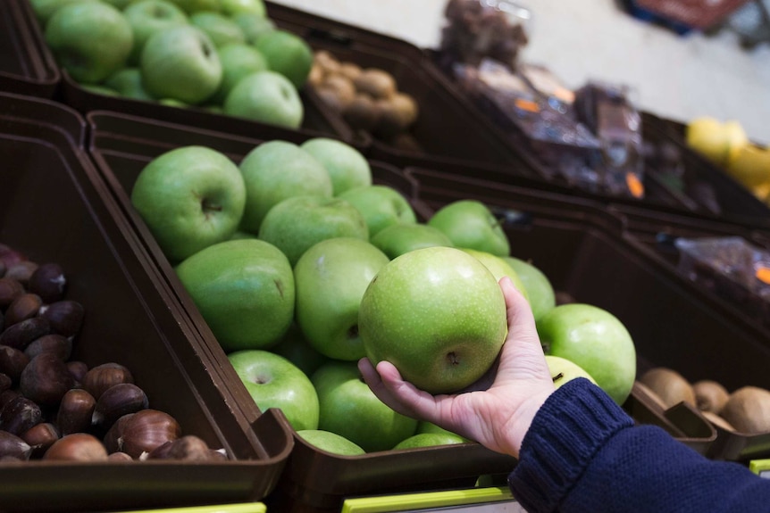 Granny Smith apples.