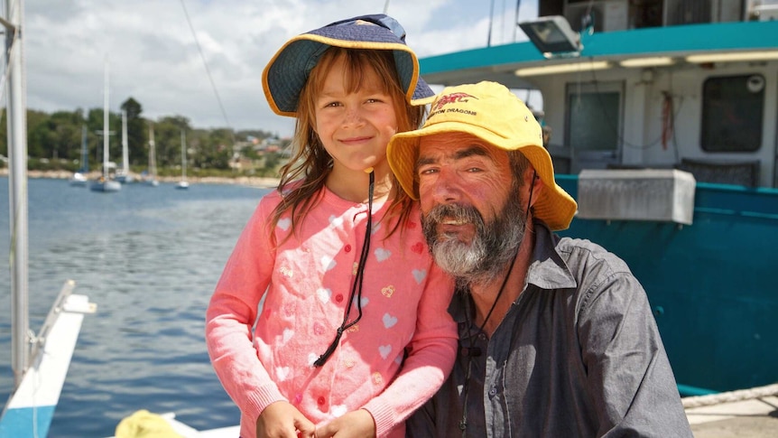 Alan Langdon and daughter Que sailed from Kawhia Harbour to Ulladulla.