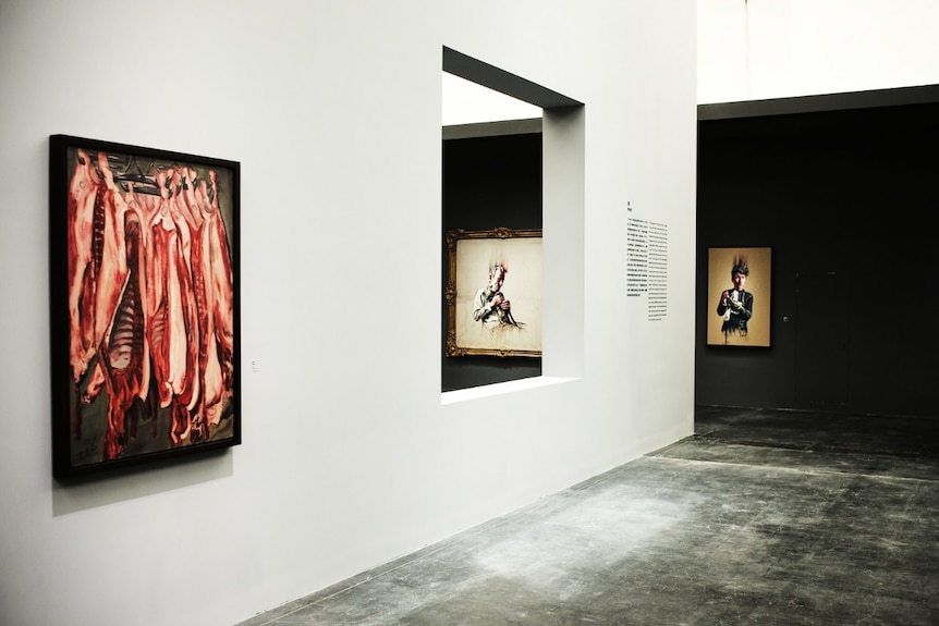 Zeng Fanzhi's Meat and other works