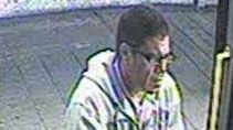Police image of a man wanted over Sydney robberies where bandits throw faeces May 4th 2012