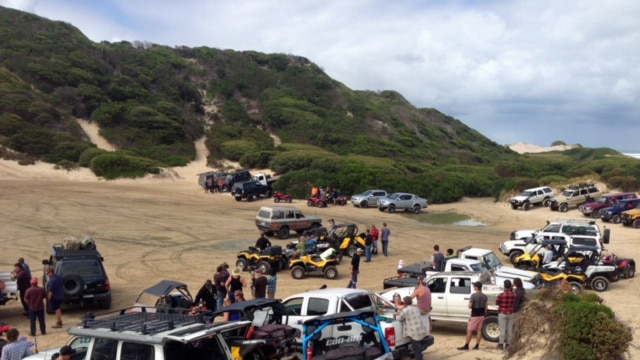 West coast 4WD enthusiasts protest closure of tracks