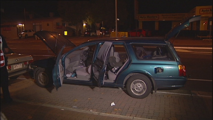Car crash in Hilton, Adelaide