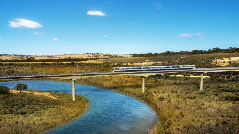 bridge on proposed rail link to Seaford