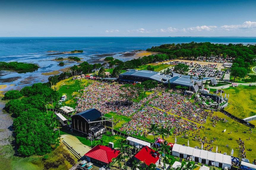 Aerial view of Sandstone Point Hotel