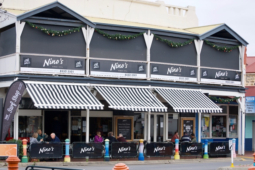 A large two-storey restaurant