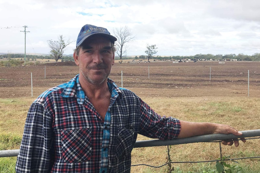 Oakey farmer Scott Menkins