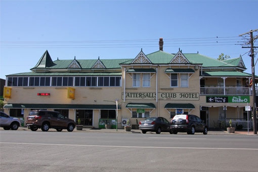 Tattersalls Club Hotel at Pittsworth on Queensland's Darling Downs