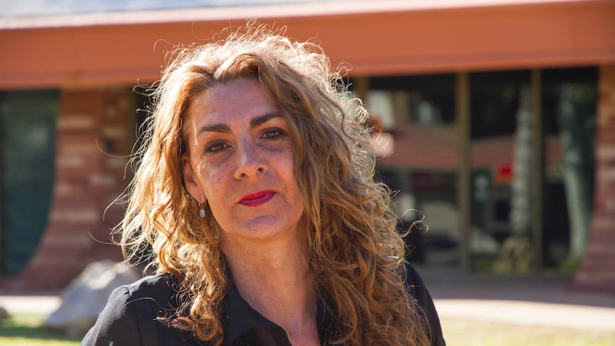An image of intersex advocate Georgie Yovanovic in Alice Springs