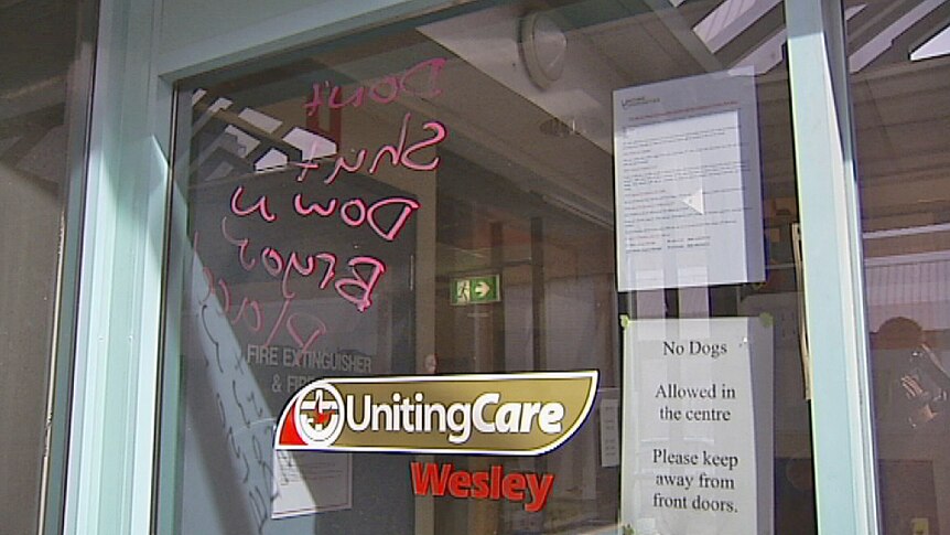 Uniting Communities said it had to close the homeless centre due to lack of funds