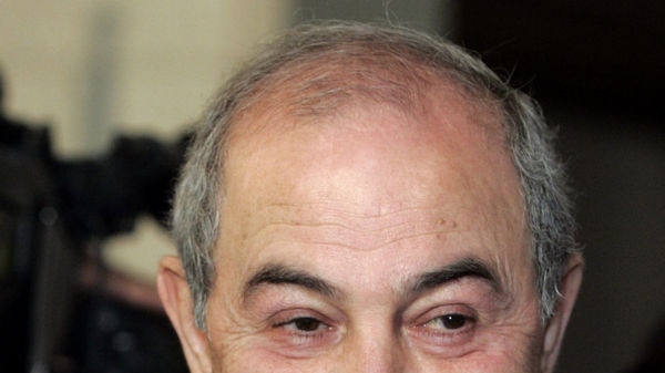 Iyad Allawi casts vote