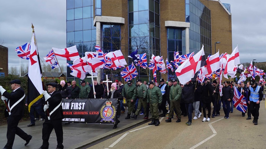 Britain First protest