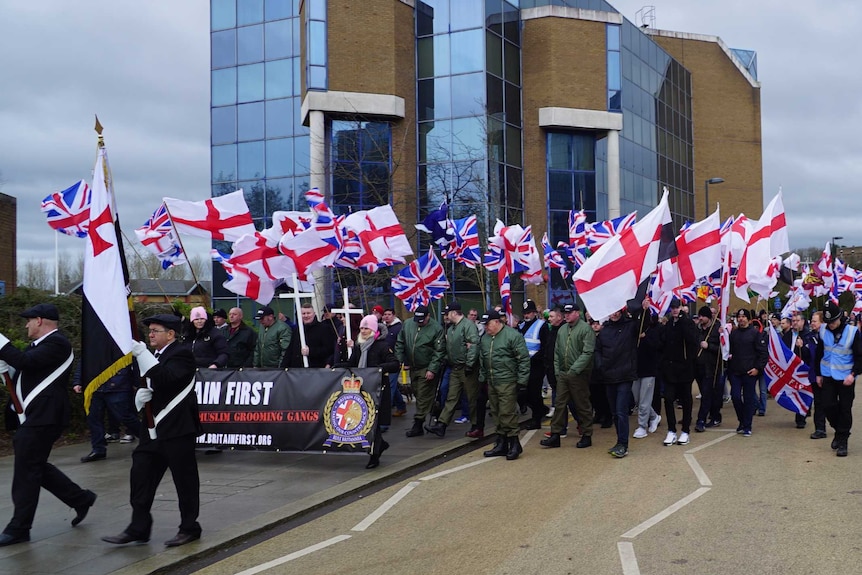 Britain First protest