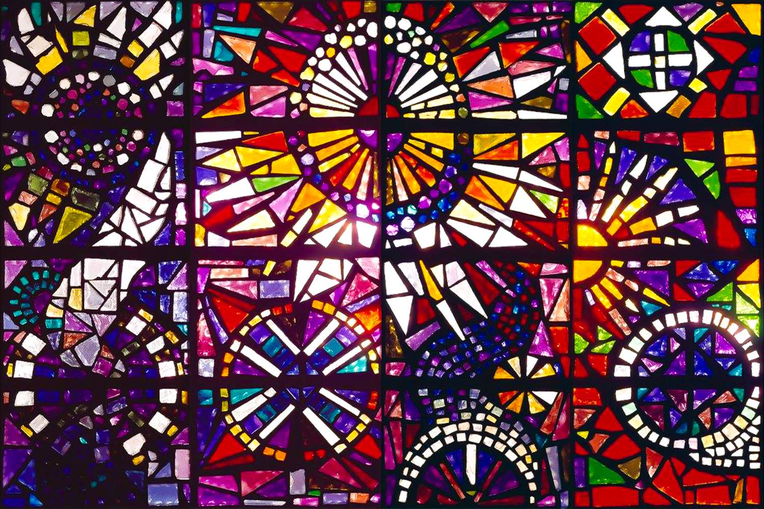 National Library Of Australia Reflects On Building S Dazzling Stained Glass Windows Abc News