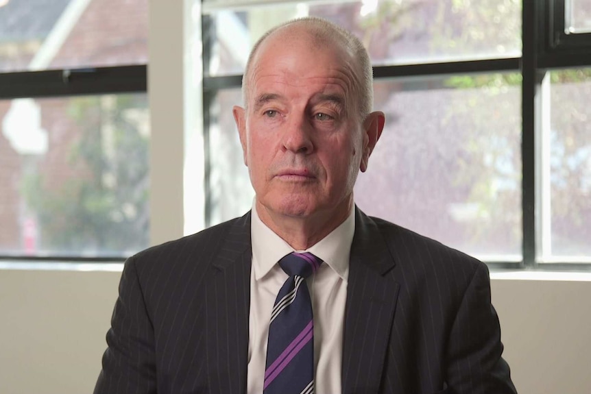 Malcolm Gunning, Real Estate Institute of Australia President. Interviewed by 7.30, September 2018