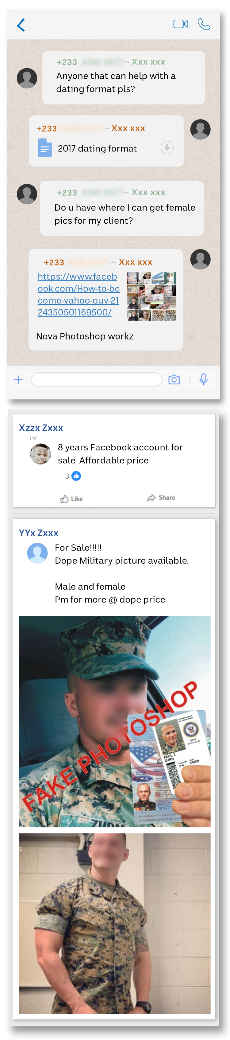 Facebook Dating Scammer List 2021