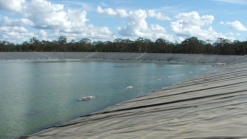 Santos' Leewood storage pond