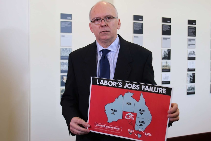 Opposition employment spokesman David Pisoni talks about jobs data