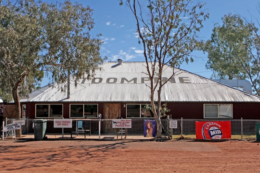 The hotel in Toompine, south-west Queensland.
