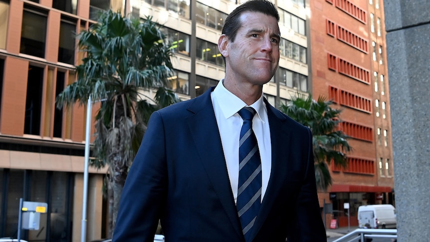 Ben Roberts-Smith arrives art court