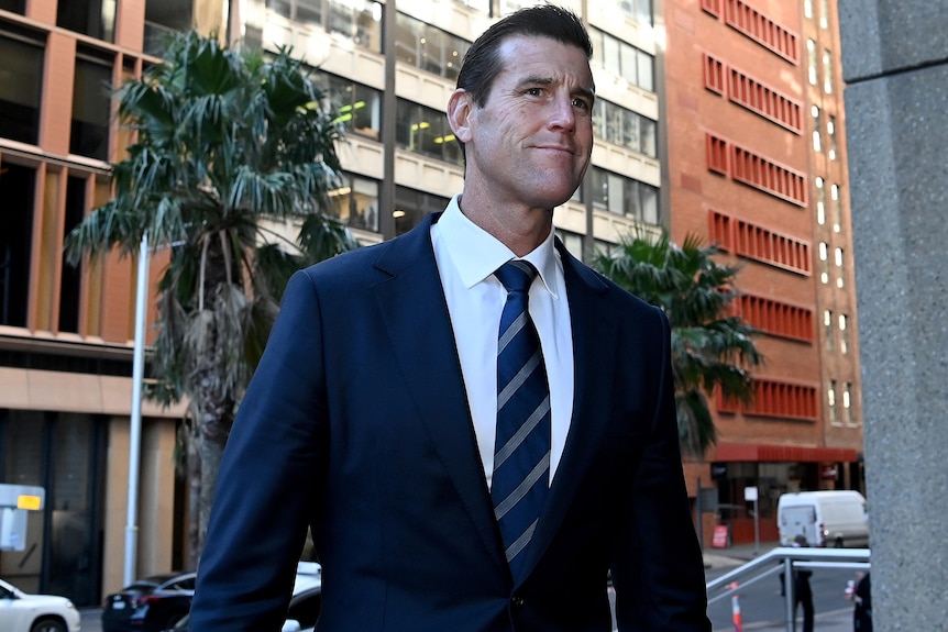 Ben Roberts-Smith arrives art court