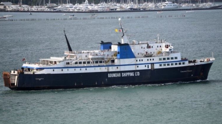 One of Goundar Shipping's ferries, the Lomaiviti Princess V.