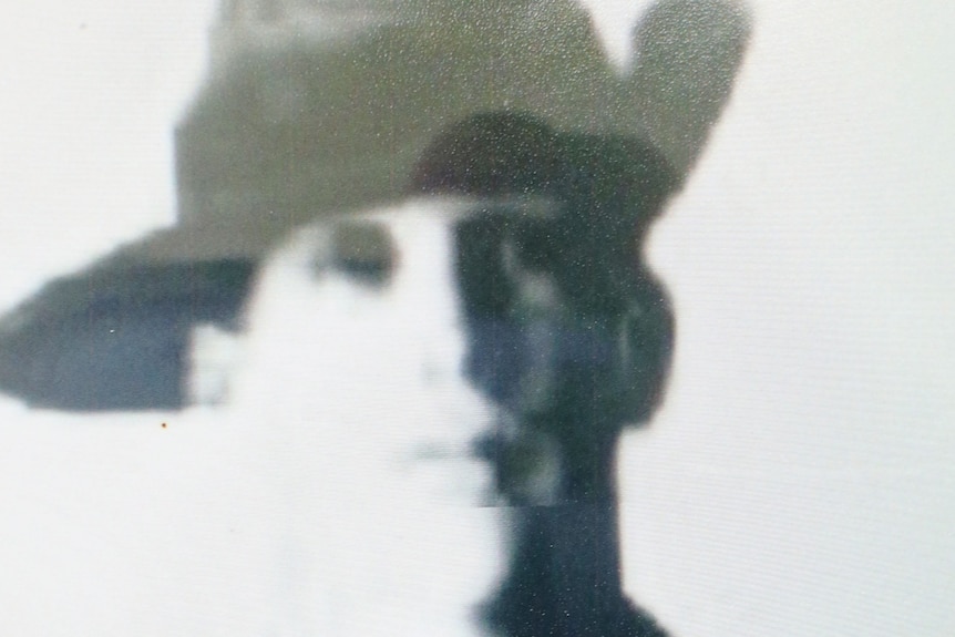 headshot of soldier in Anzac hat