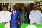 African leaders attend a summit for heads of states in Abuja, Nigeria