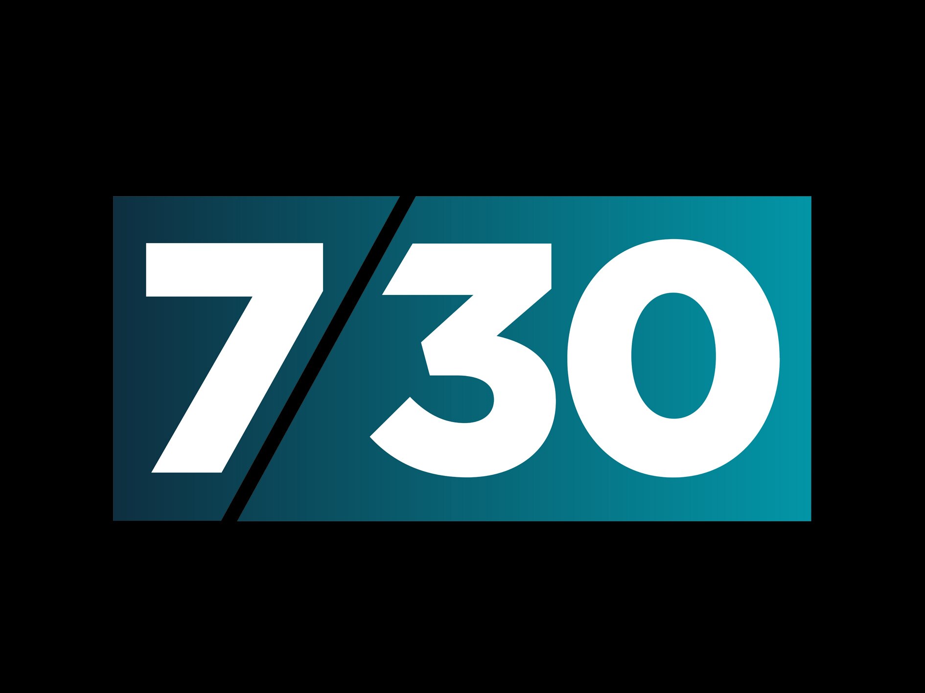The 7.30 logo on a white background.