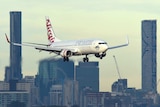 Virgin plane lands in Brisbane