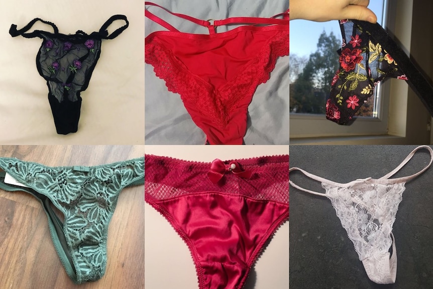 Six photos of women's underwear posted on social media after a rape trial in Ireland.