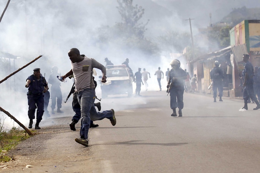Unrest on streets of Burundi